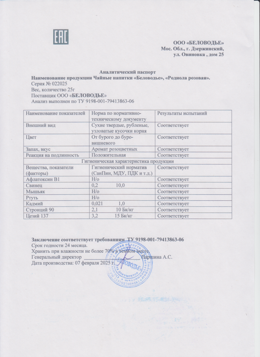 Паспорт №022025